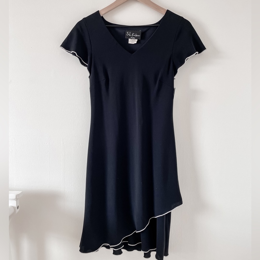 Vintage S.L. Fashions Black Dress